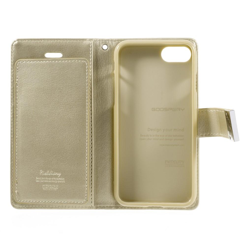 Rich Diary Case Apple iPhone 7/8/SE guld