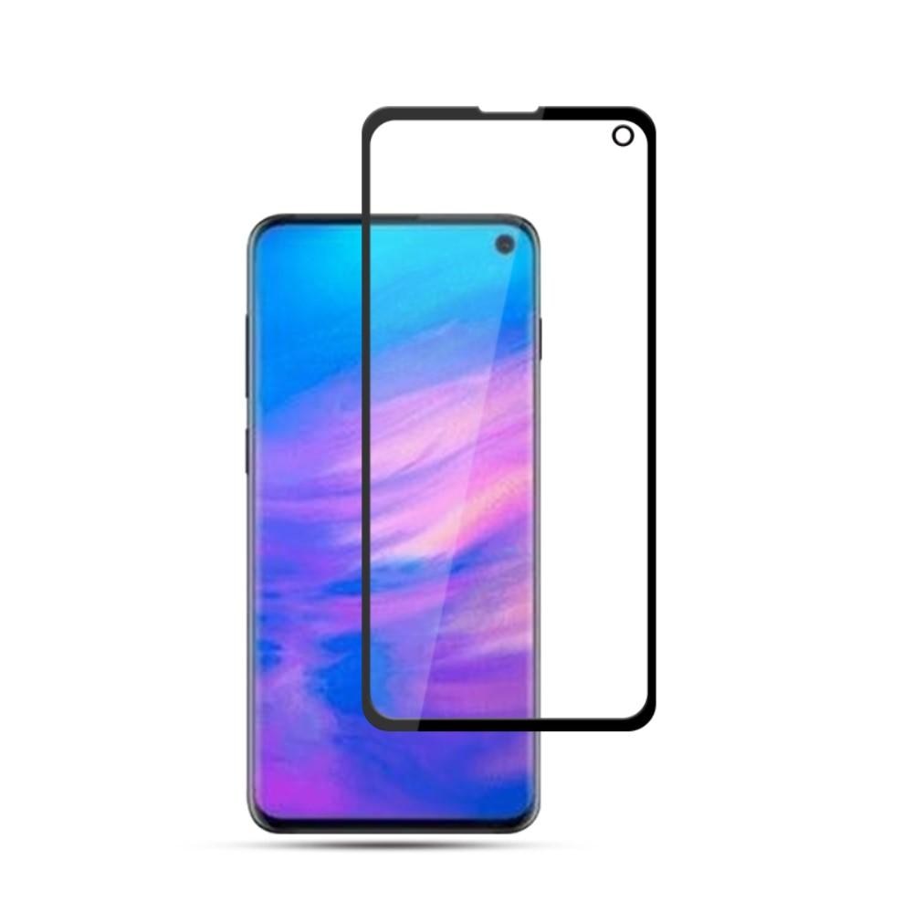 Heltäckande Härdat Glas Galaxy S10e svart