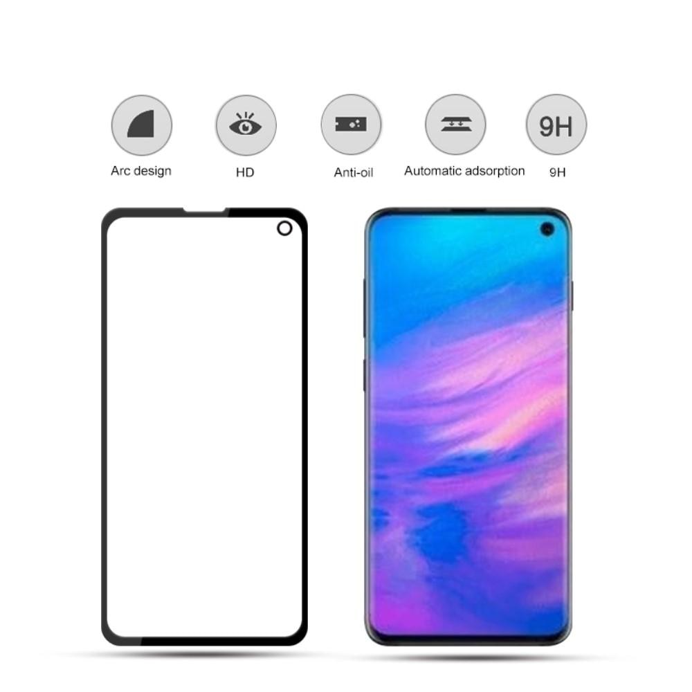 Heltäckande Härdat Glas Galaxy S10e svart