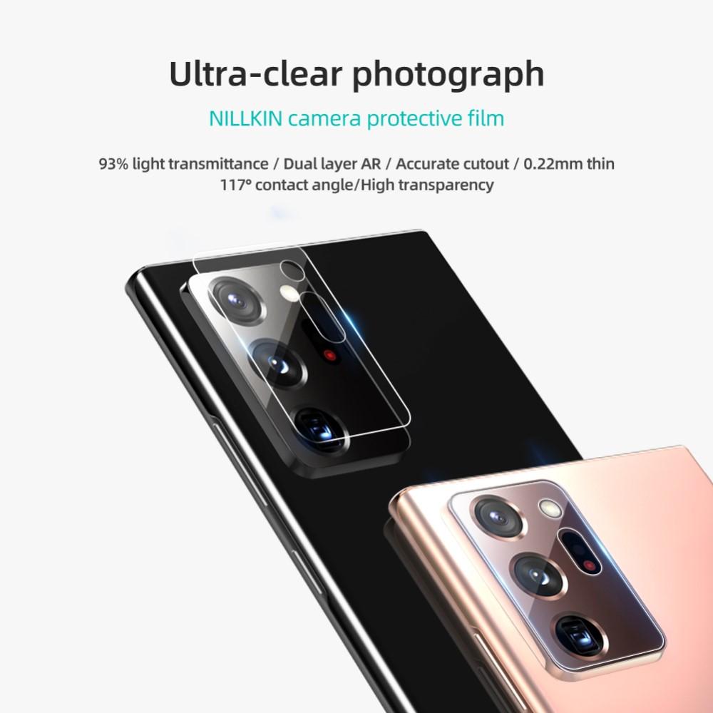0.22mm InvisiFilm Kameraskydd Galaxy Note 20 Ultra (2-pack)