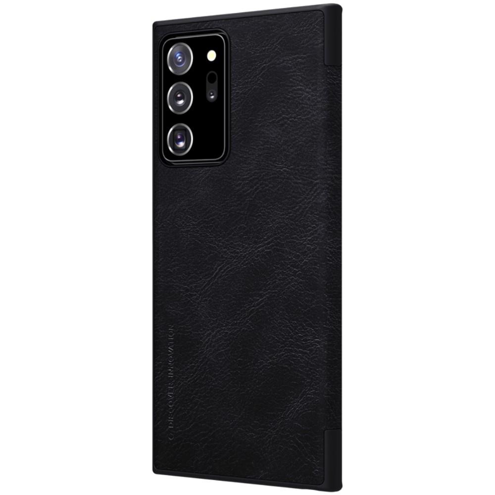 Qin Series Läderfodral Galaxy Note 20 Ultra svart