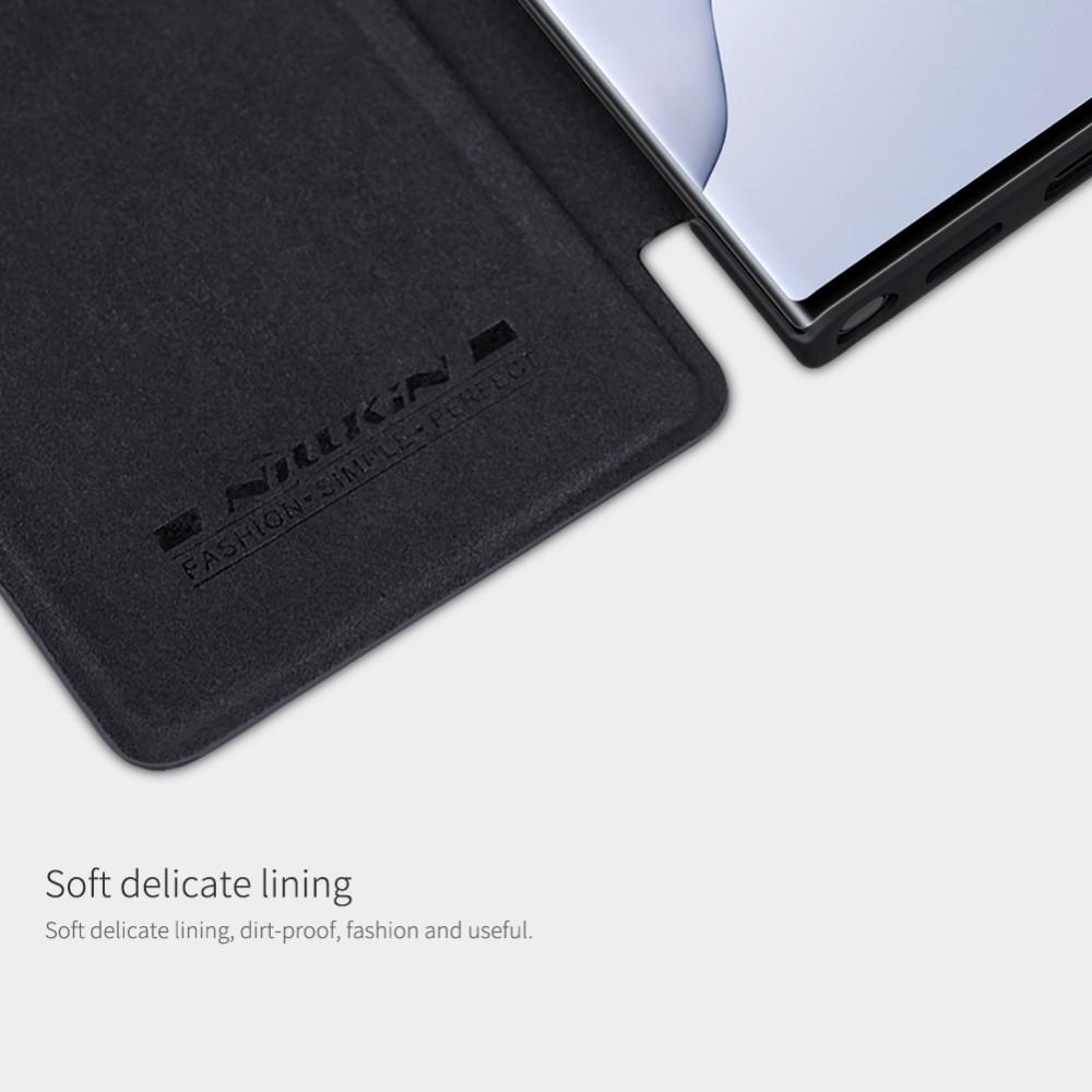 Qin Series Läderfodral Galaxy Note 20 Ultra svart