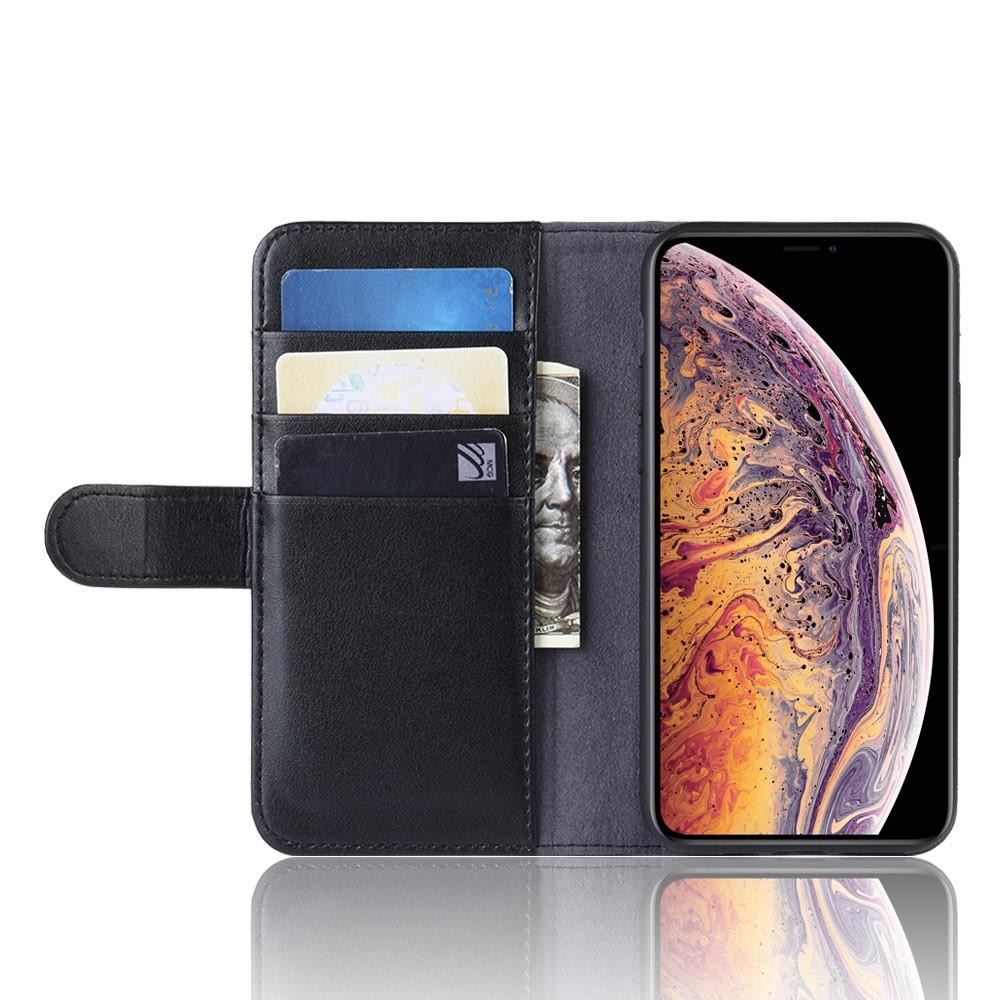 Äkta Läderfodral iPhone 11 Pro Max Svart