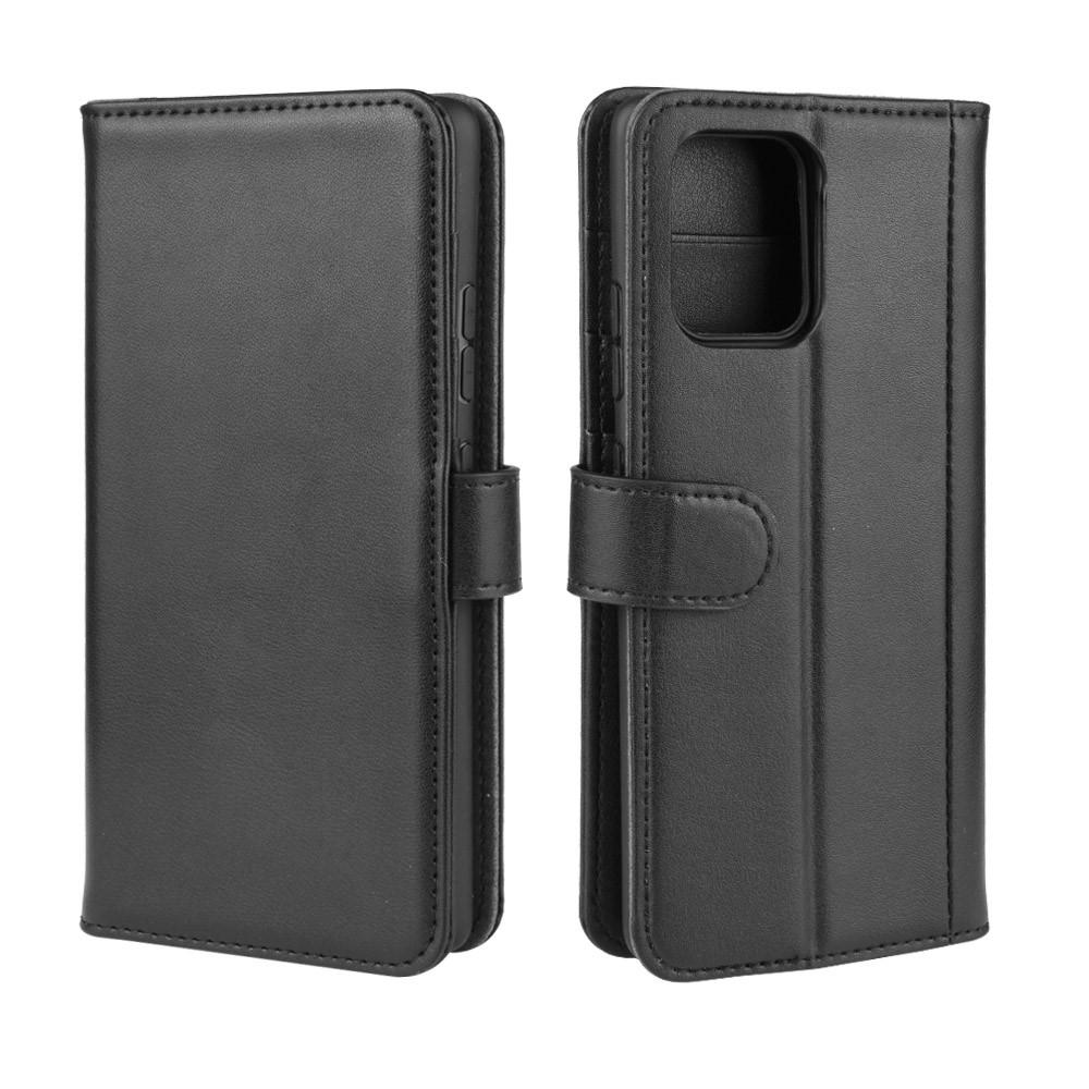 Äkta Läderfodral Samsung Galaxy S10 Lite Svart