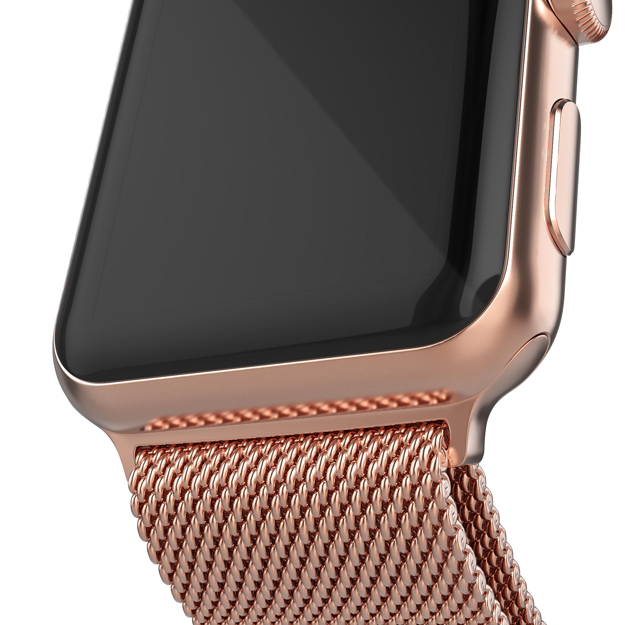 Armband Milanese Loop Apple Watch 38/40/41 mm roséguld