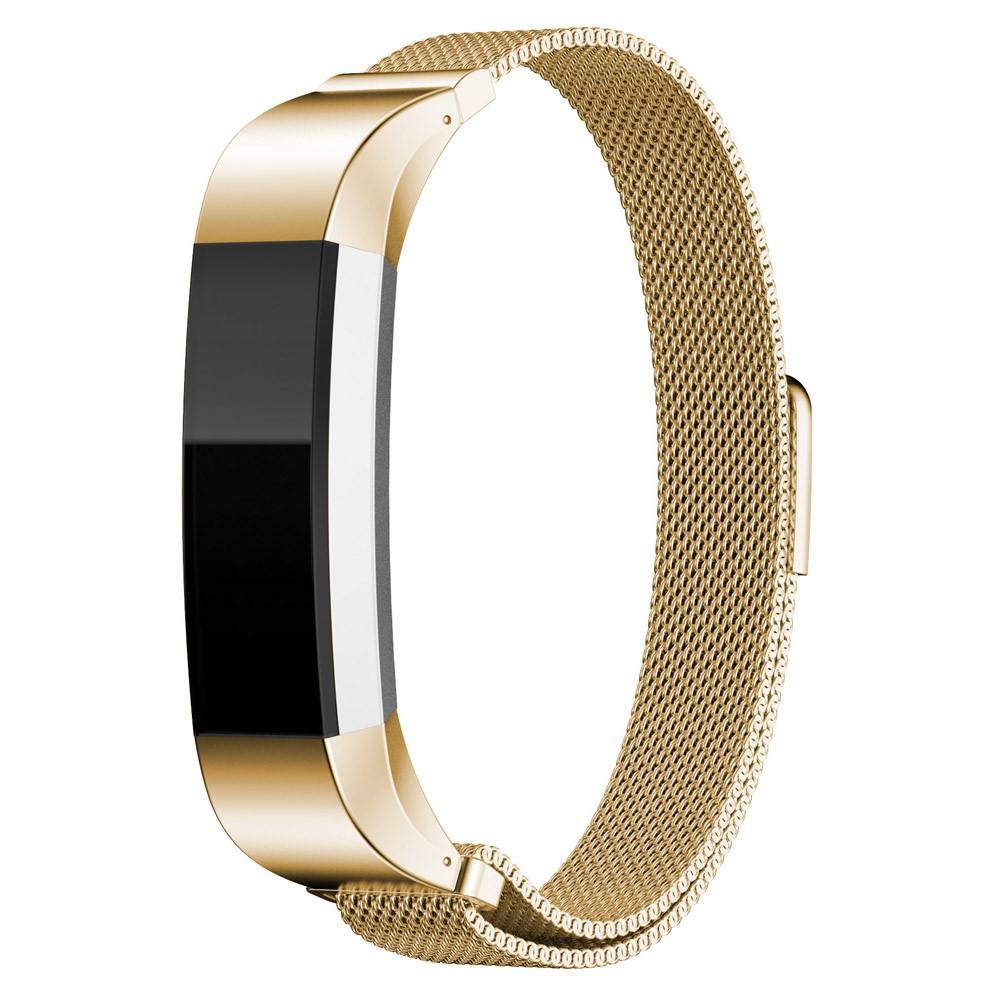 Armband Milanese Loop Fitbit Alta/Alta HR guld