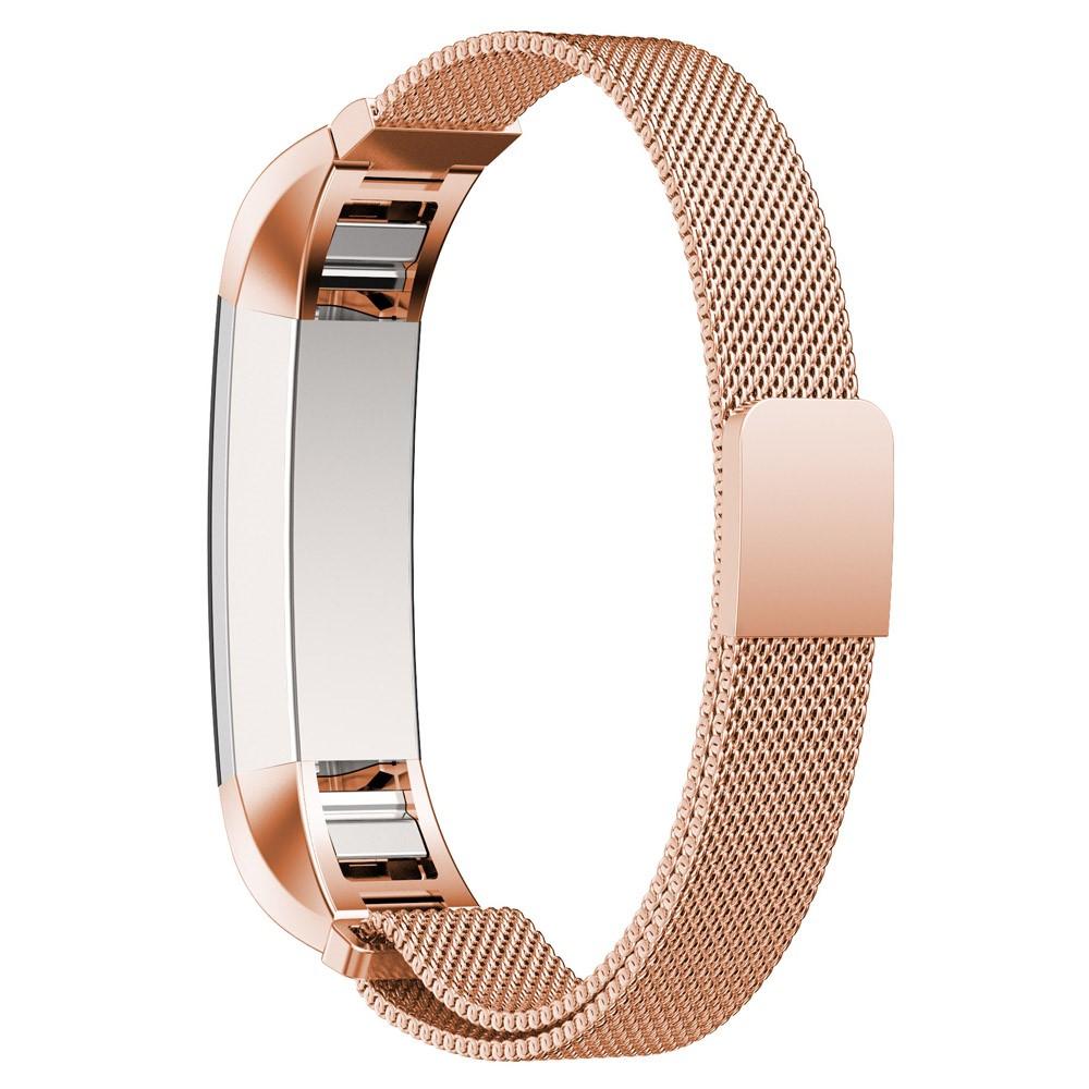 Armband Milanese Loop Fitbit Alta/Alta HR roséguld