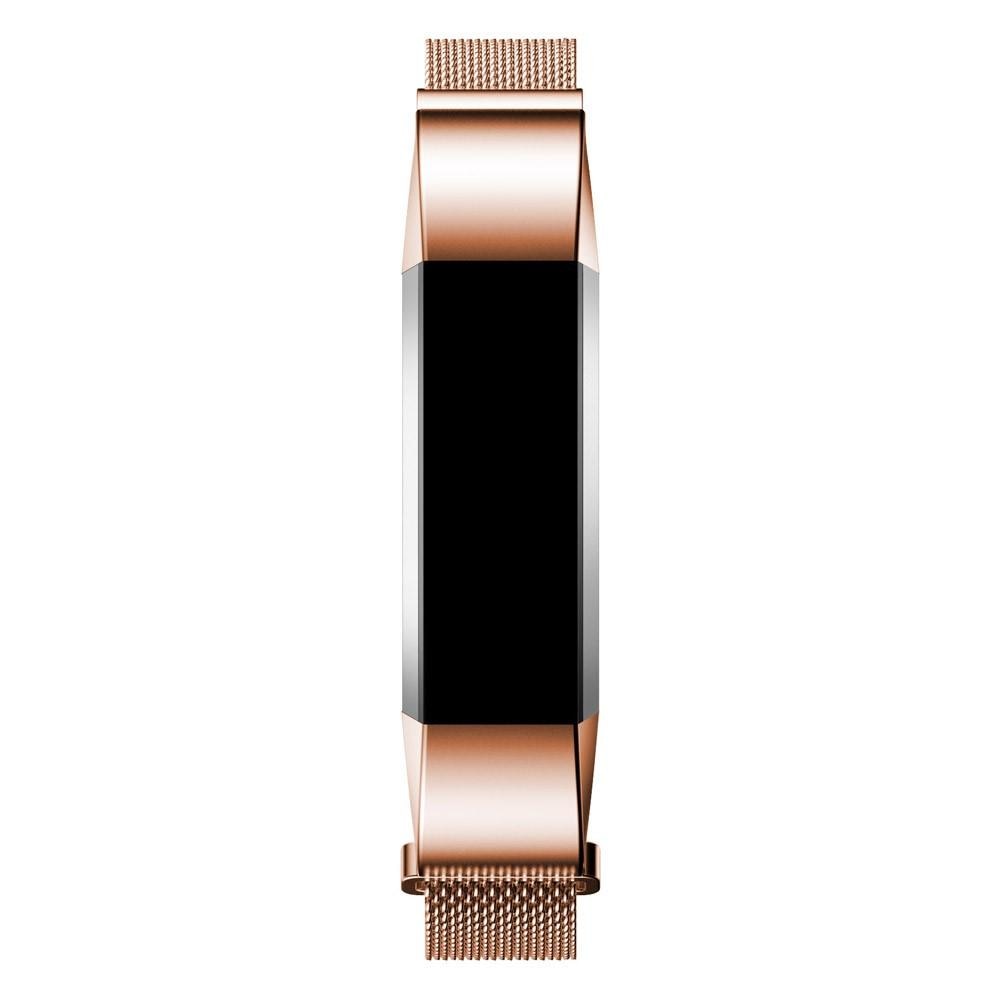 Armband Milanese Loop Fitbit Alta/Alta HR roséguld