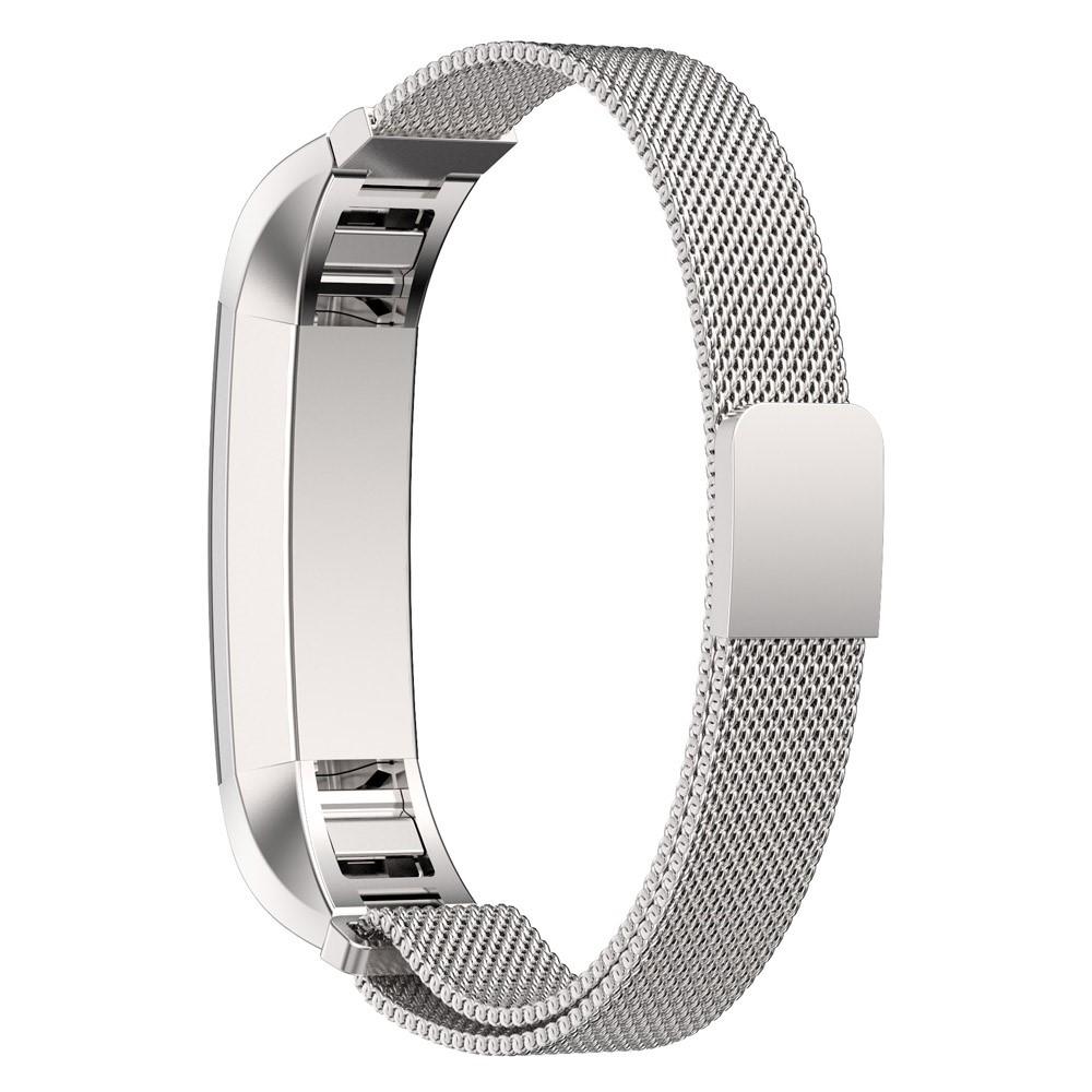 Armband Milanese Loop Fitbit Alta/Alta HR silver