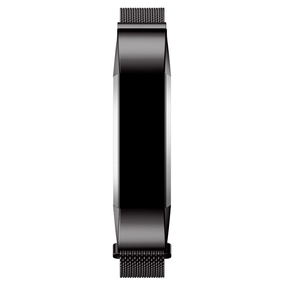 Armband Milanese Loop Fitbit Alta/Alta HR svart