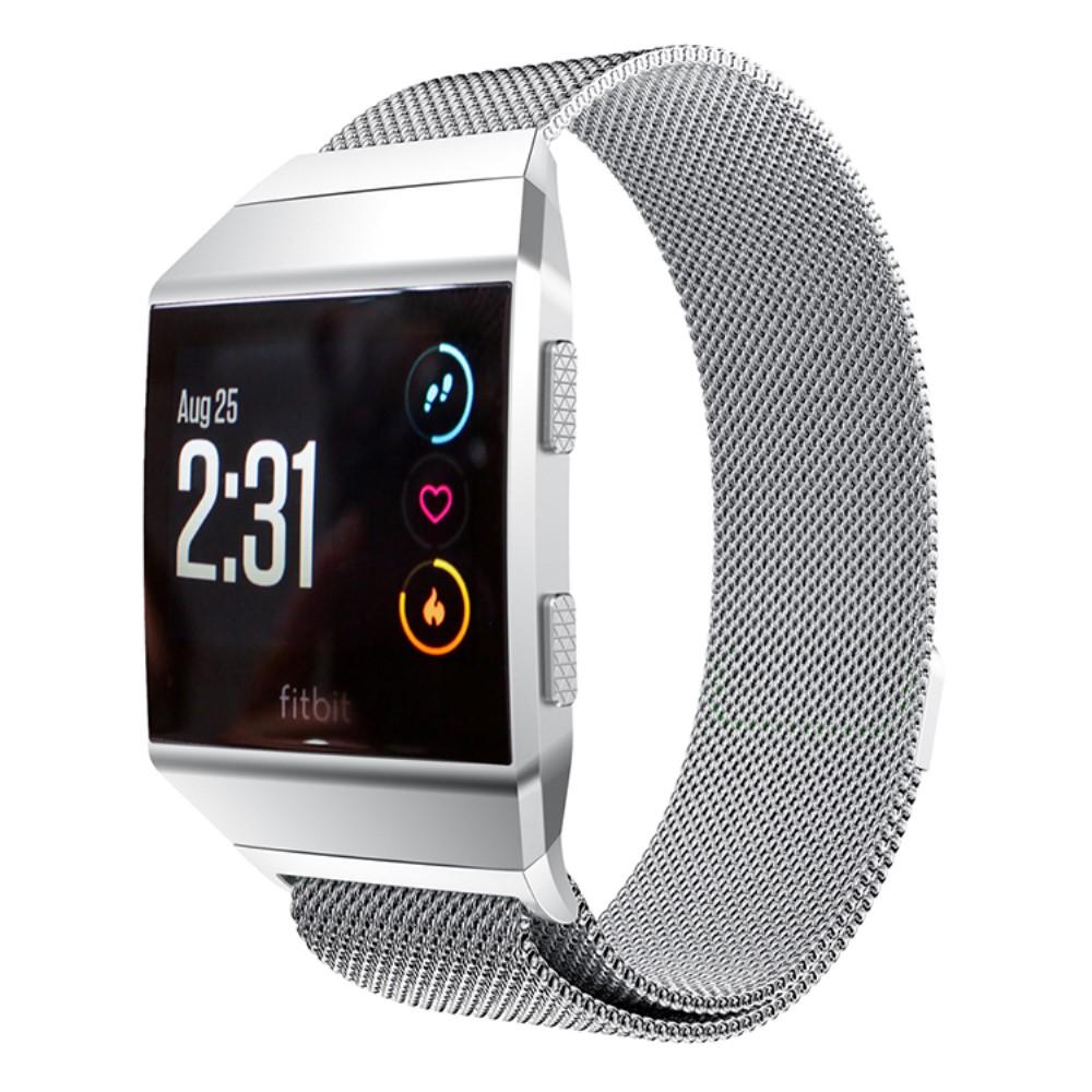 Armband Milanese Loop Fitbit Ionic silver