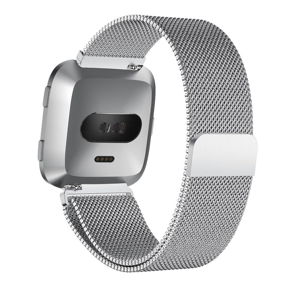 Armband Milanese Loop Fitbit Versa/Versa 2 silver