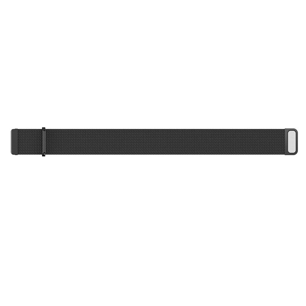 Armband Milanese Loop Fitbit Versa/Versa 2 svart