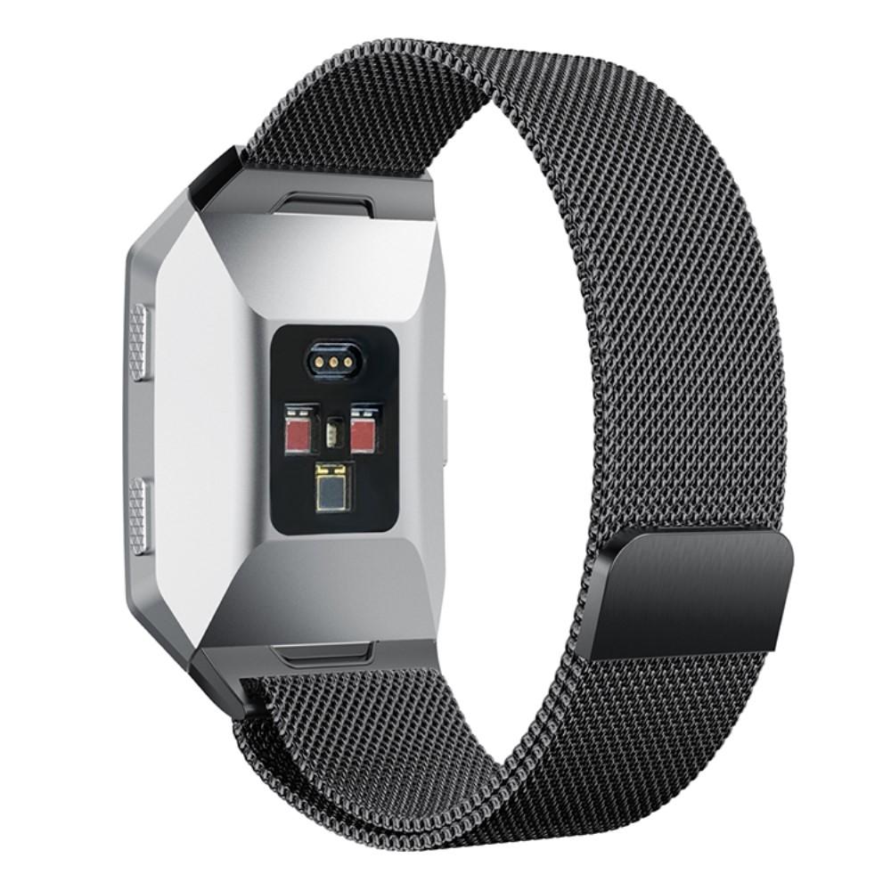 Armband Milanese Loop Fitbit Ionic svart