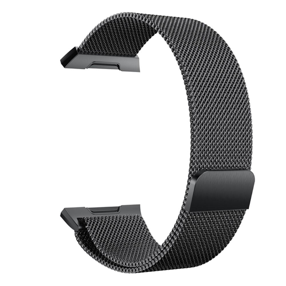 Armband Milanese Loop Fitbit Ionic svart