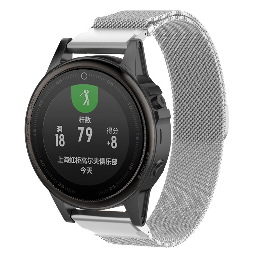 Armband Milanese Loop Garmin Epix Pro 42mm Gen 2 silver