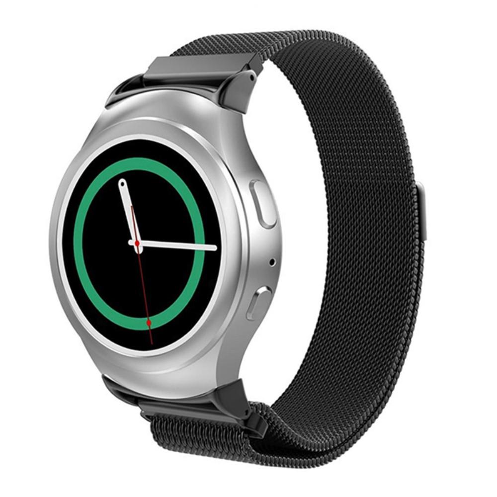 Armband Milanese Loop Samsung Gear S2 svart