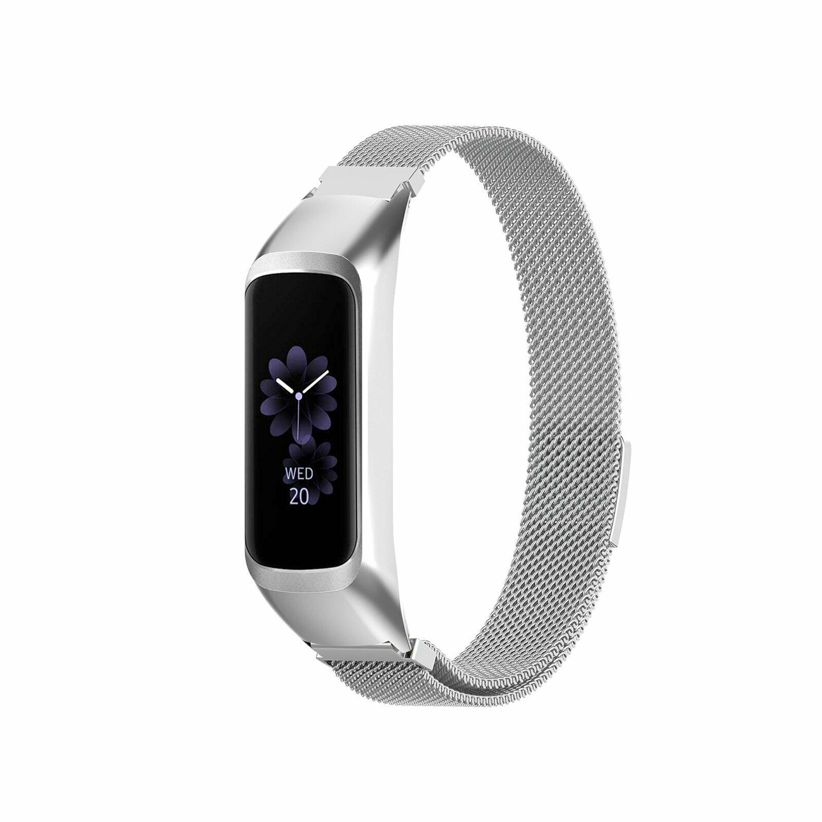 Armband Milanese Samsung Galaxy Fit E silver