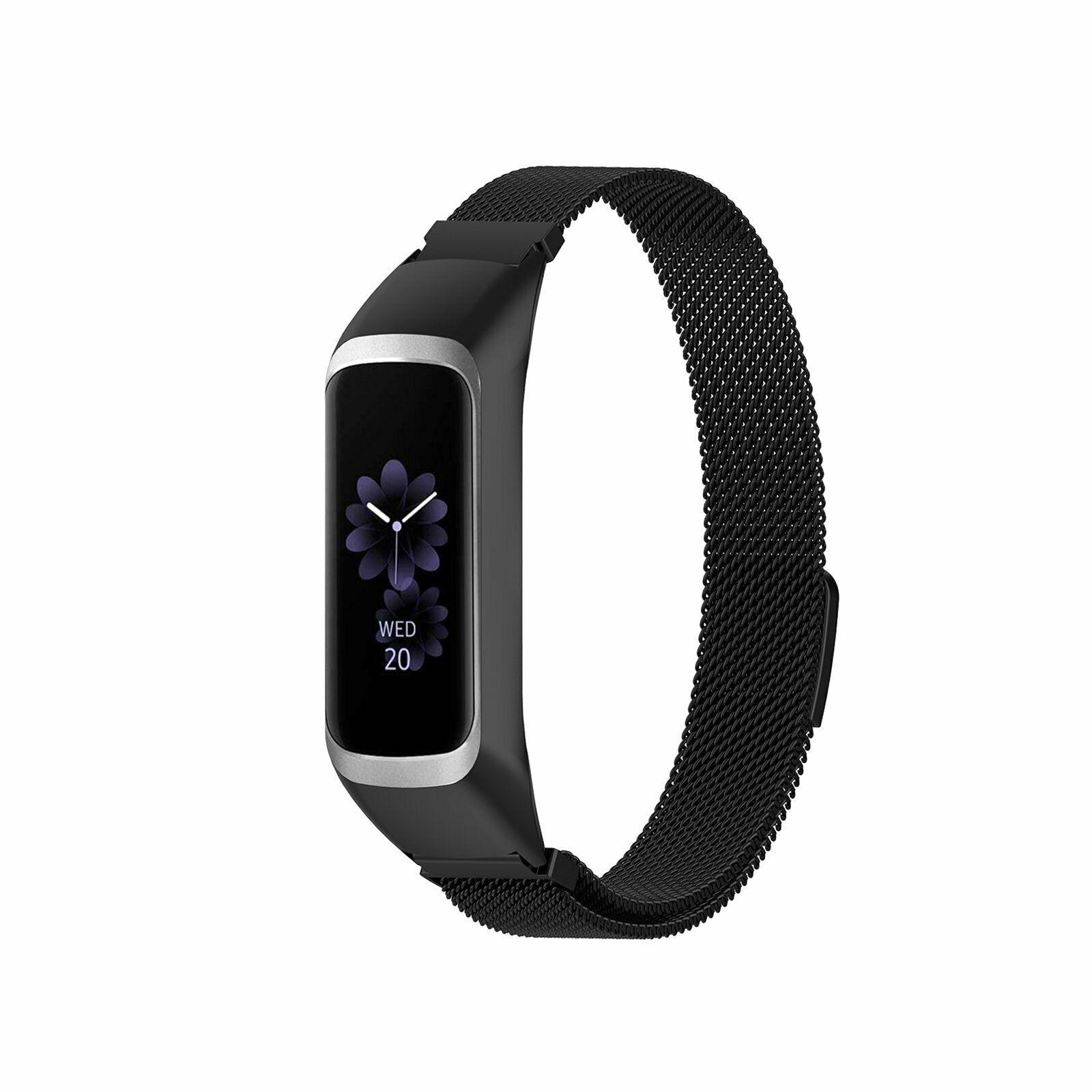 Armband Milanese Samsung Galaxy Fit e svart