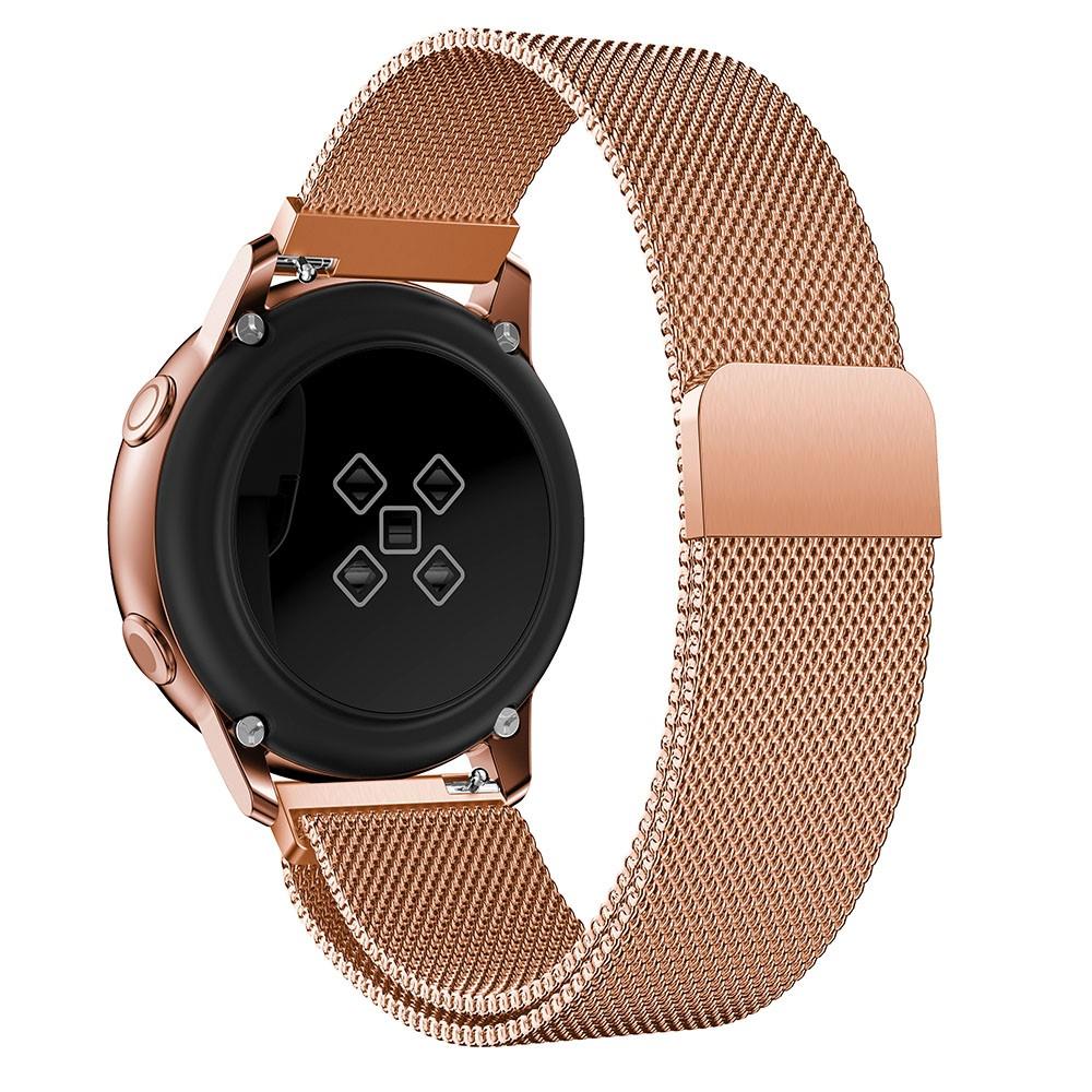 Armband Milanese Samsung Galaxy Watch Active Roséguld