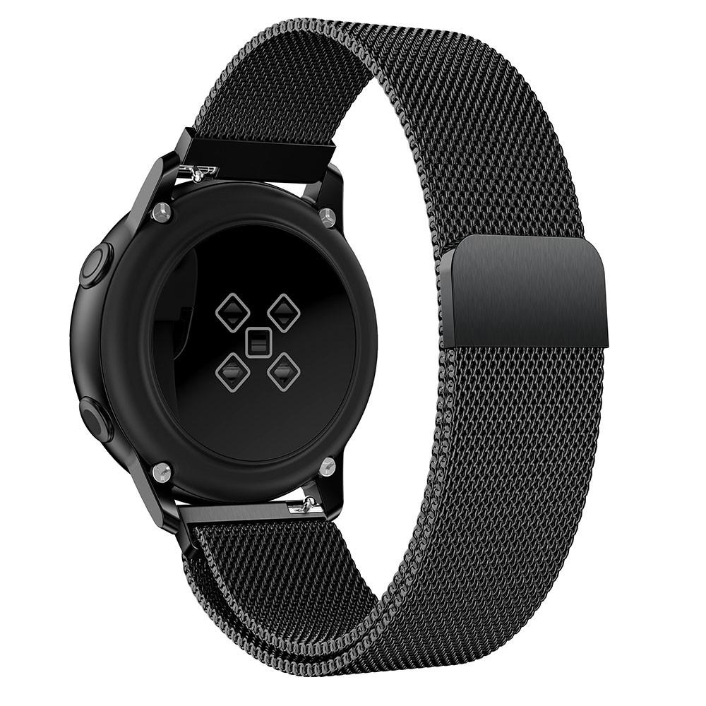 Armband Milanese Samsung Galaxy Watch Active svart