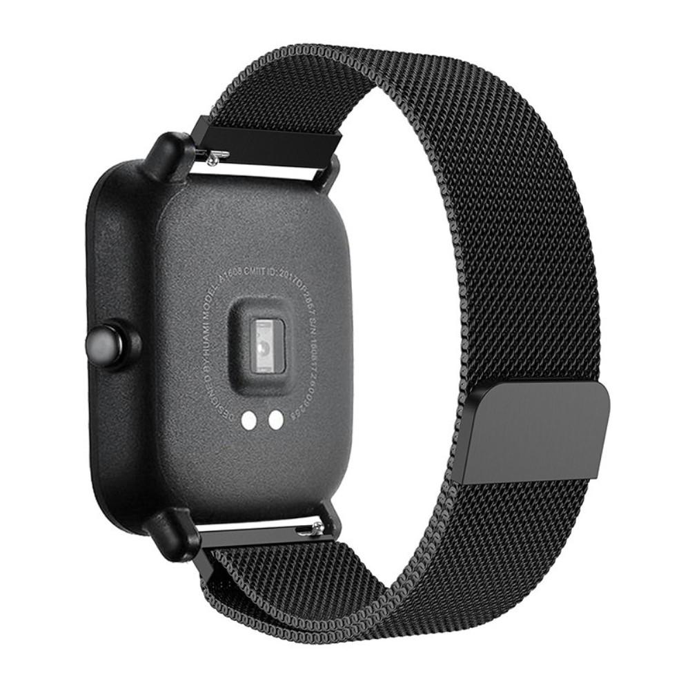 Armband Milanese Xiaomi Amazfit Bip svart