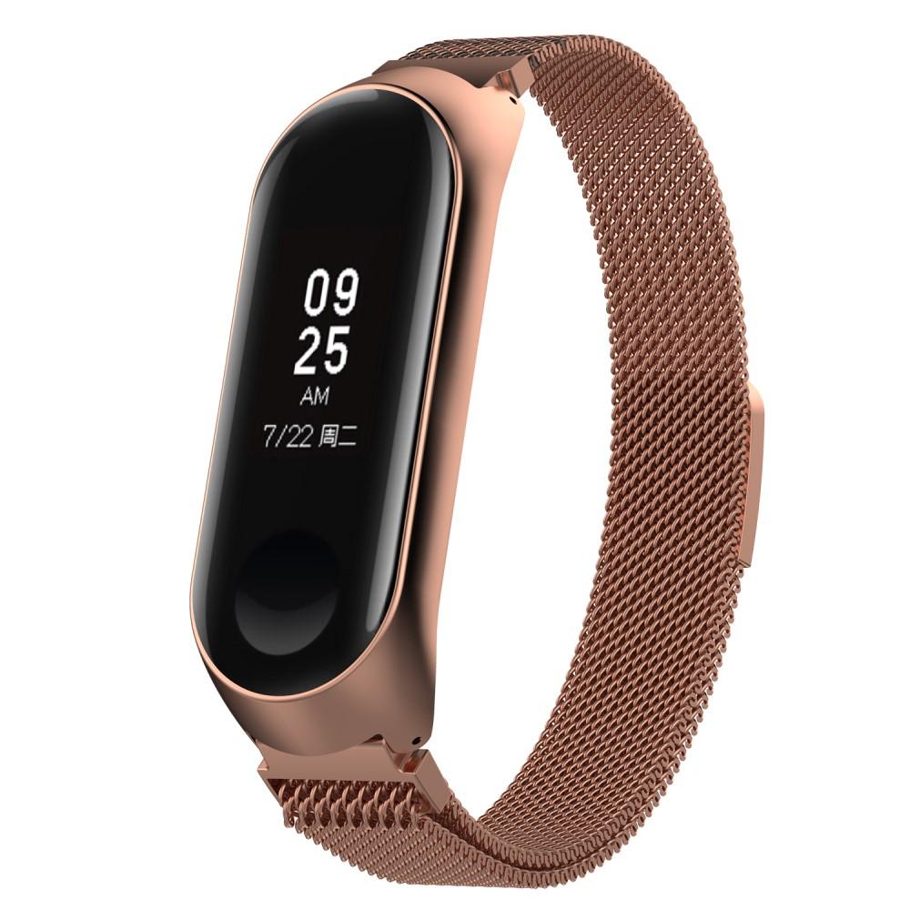 Armband Milanese Xiaomi Mi Band 3/4 roséguld