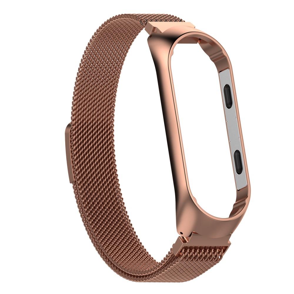 Armband Milanese Xiaomi Mi Band 3/4 roséguld