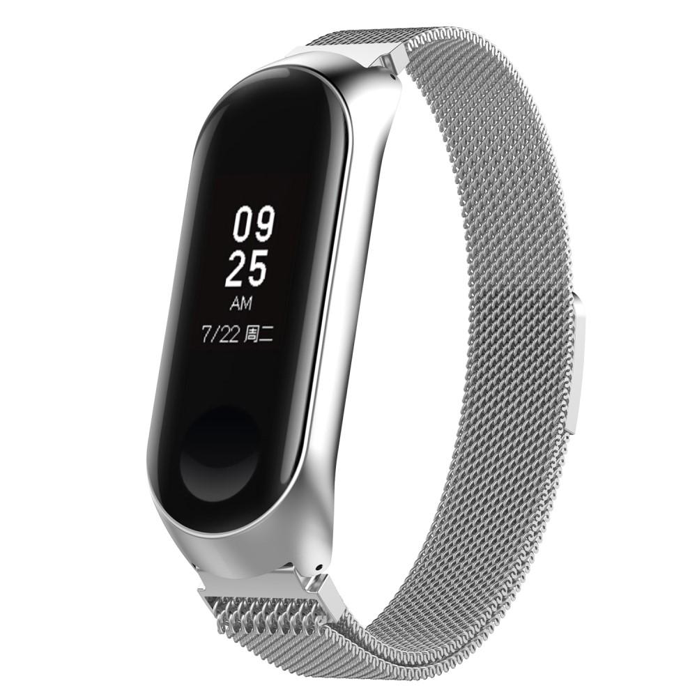 Armband Milanese Xiaomi Mi Band 3/4 silver