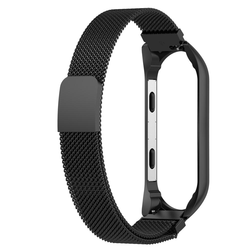 Armband Milanese Xiaomi Mi Band 3/4 svart