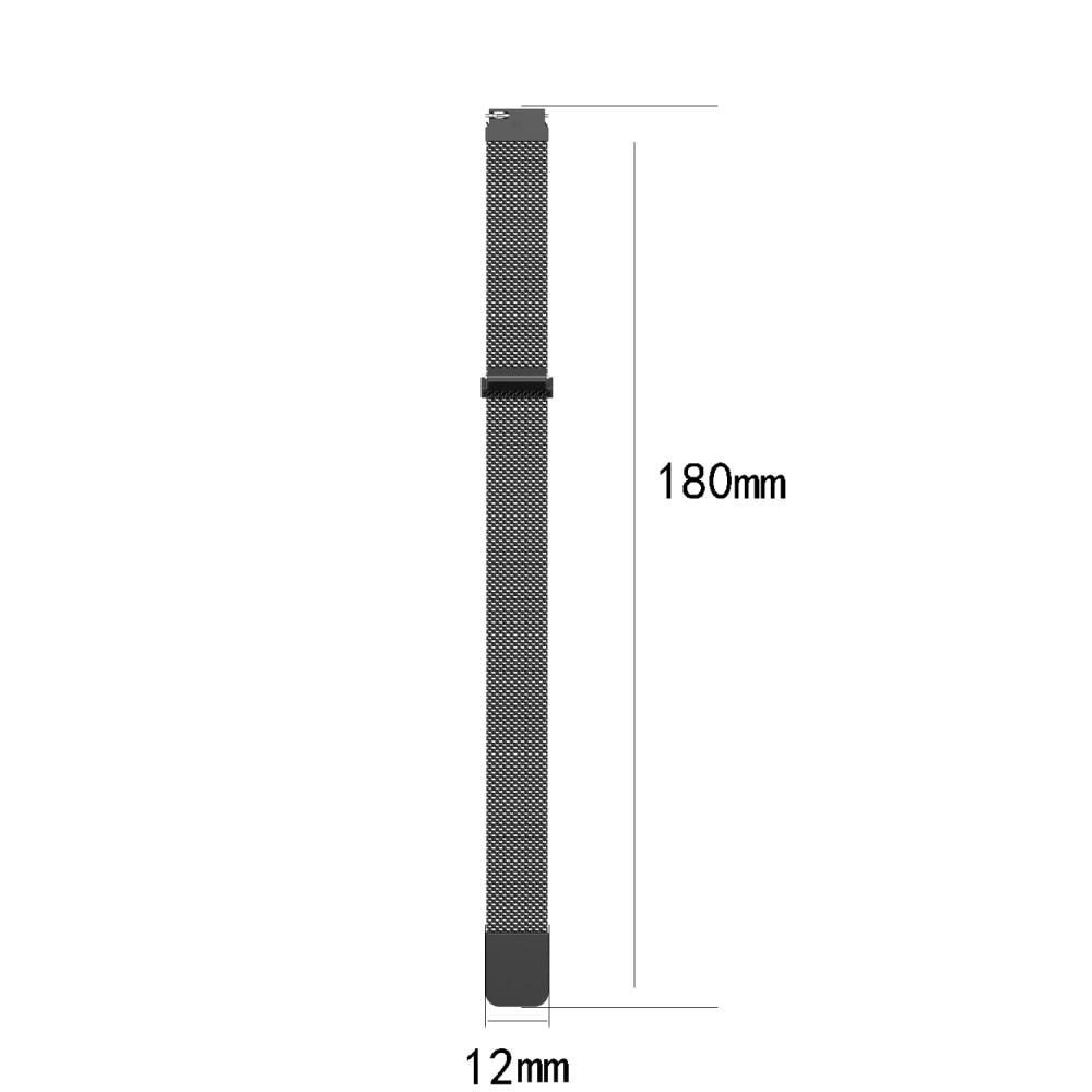 Armband Milanese Xiaomi Mi Band 3/4 svart