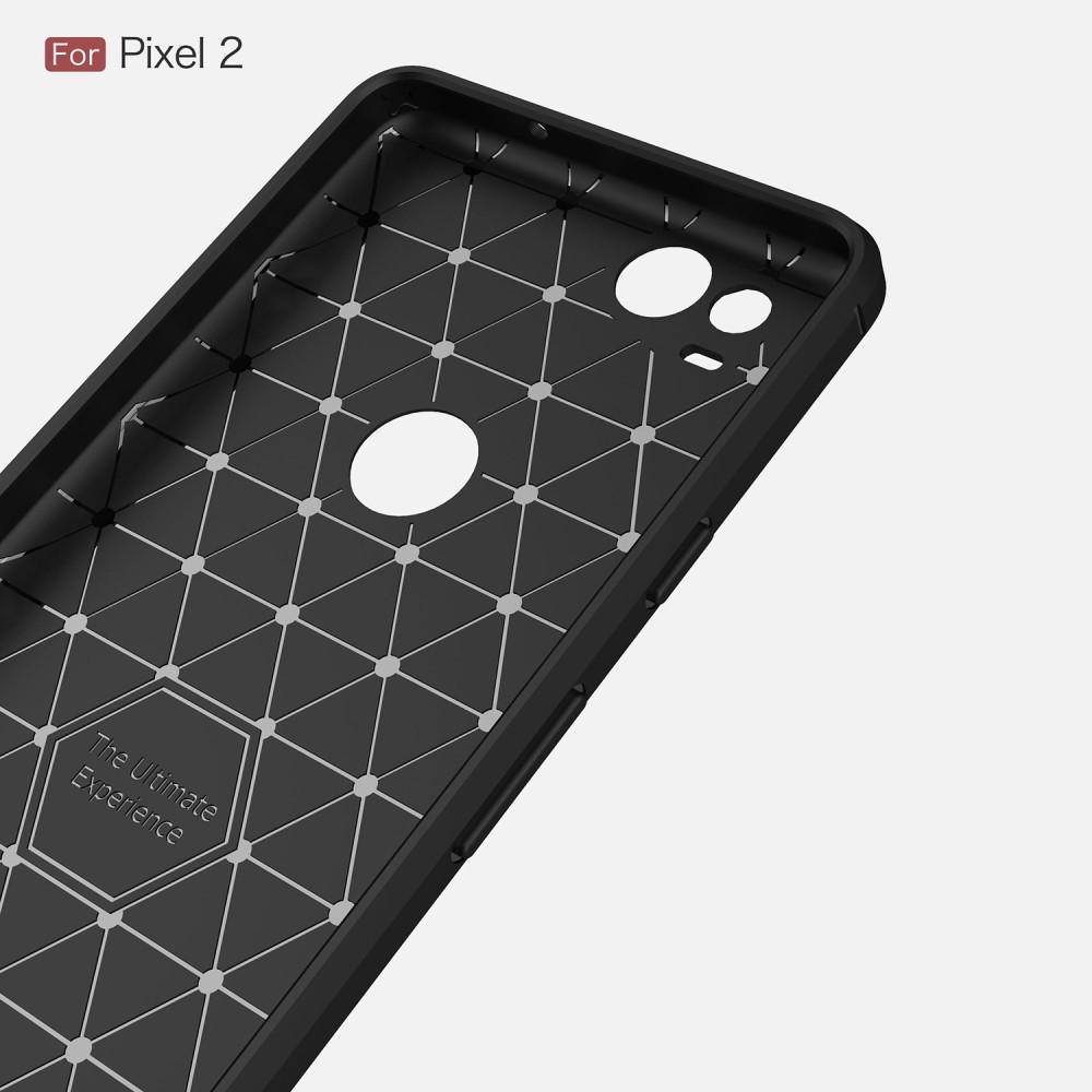Google Pixel 2 Skal TPU Brushed Svart