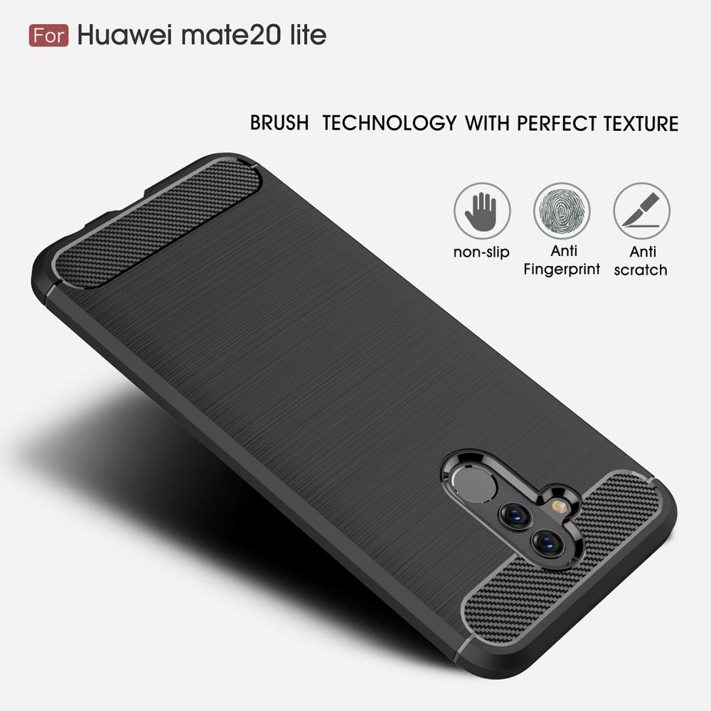 Brushed TPU Case for Huawei Mate 20 Lite black