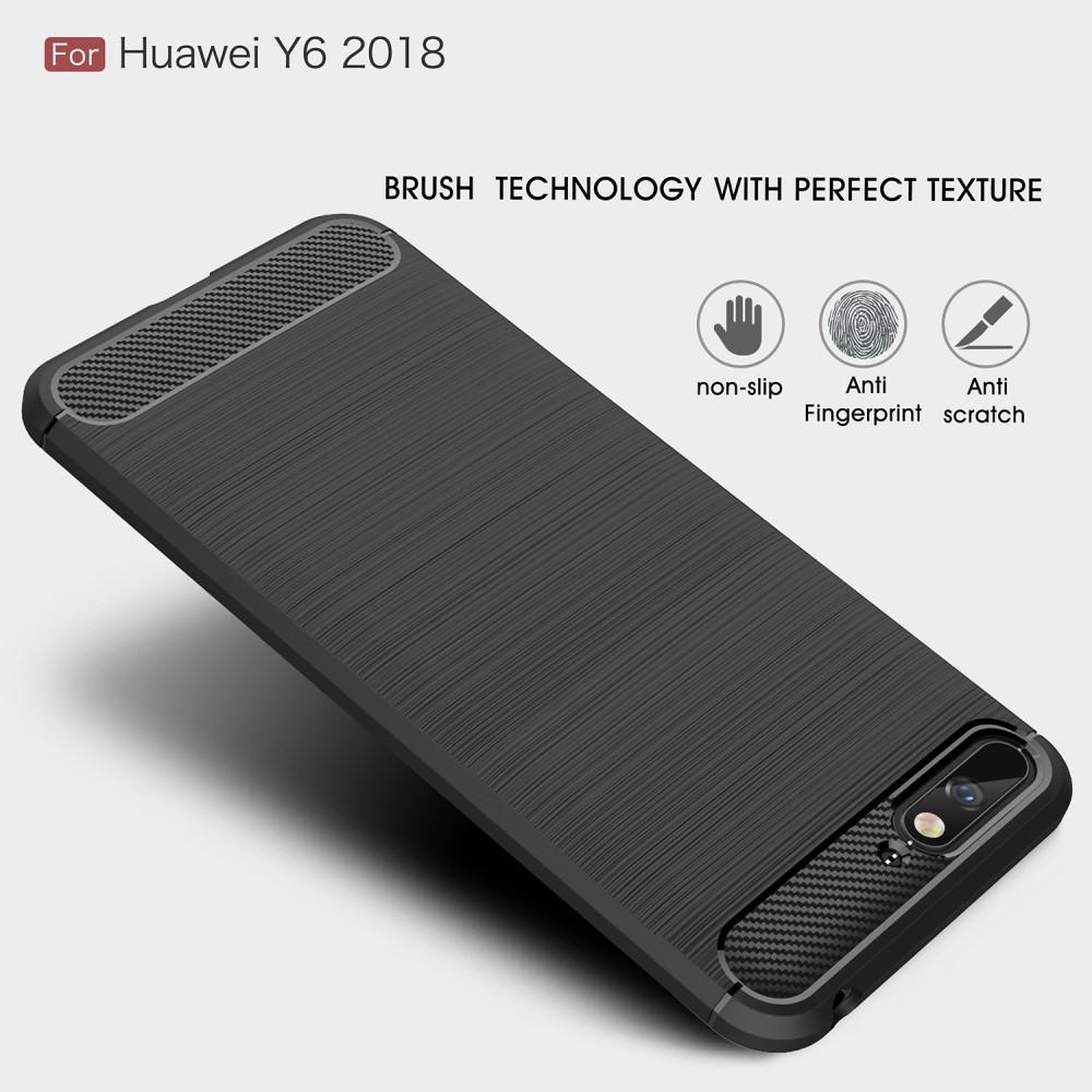 Brushed TPU Case for Huawei Y6 2018 black