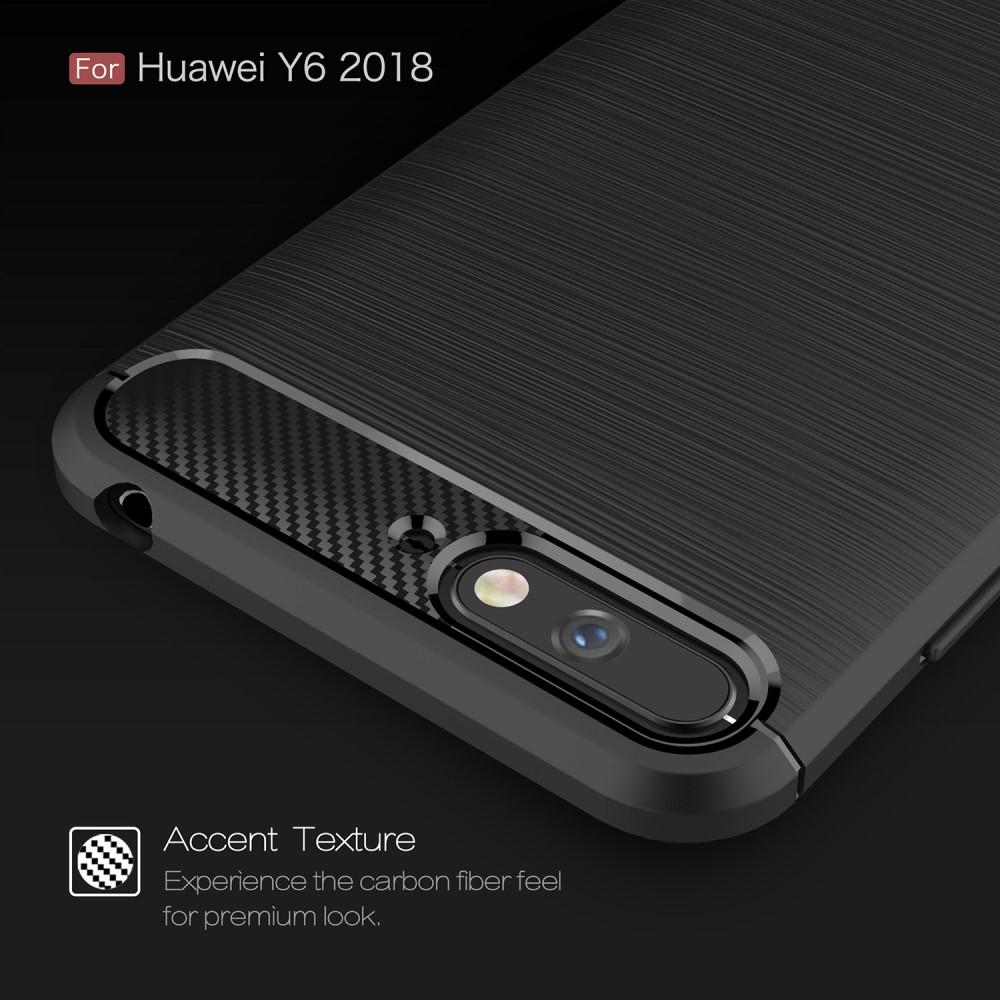 Brushed TPU Case for Huawei Y6 2018 black