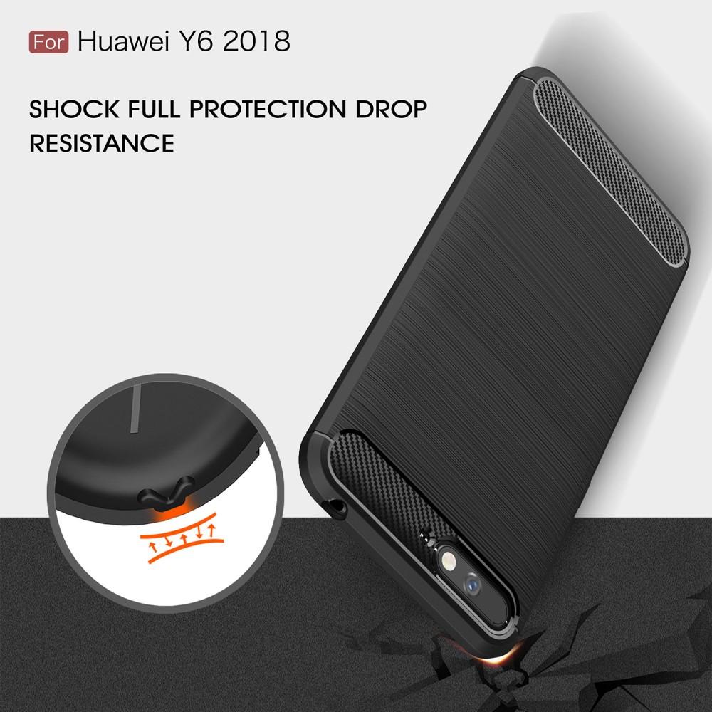 Brushed TPU Case for Huawei Y6 2018 black