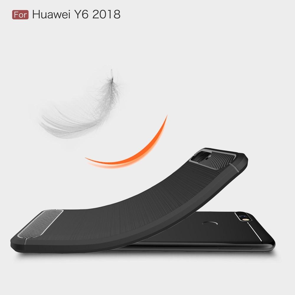 Brushed TPU Case for Huawei Y6 2018 black