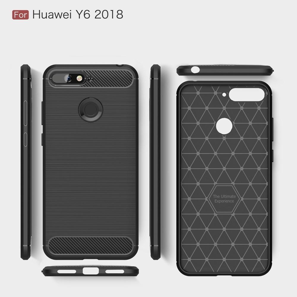 Brushed TPU Case for Huawei Y6 2018 black