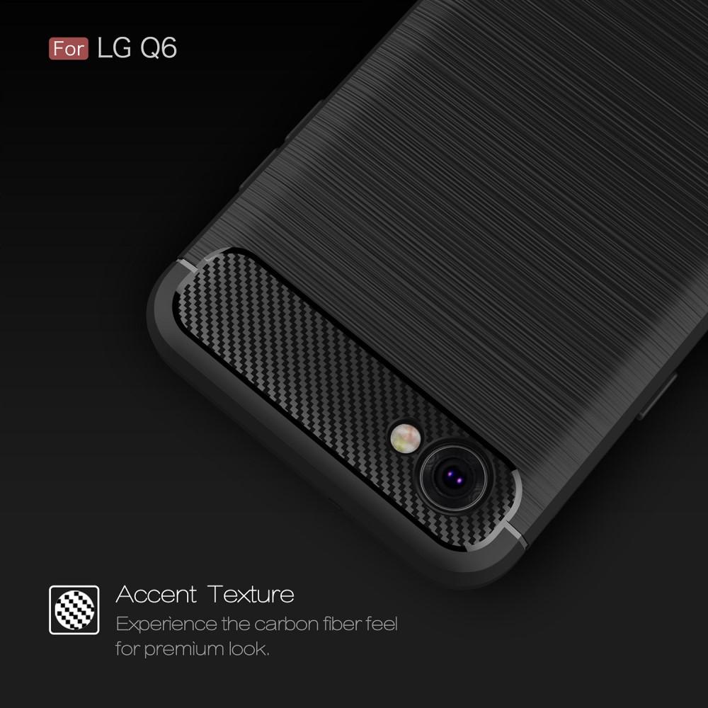 Brushed TPU Case for LG Q6 black