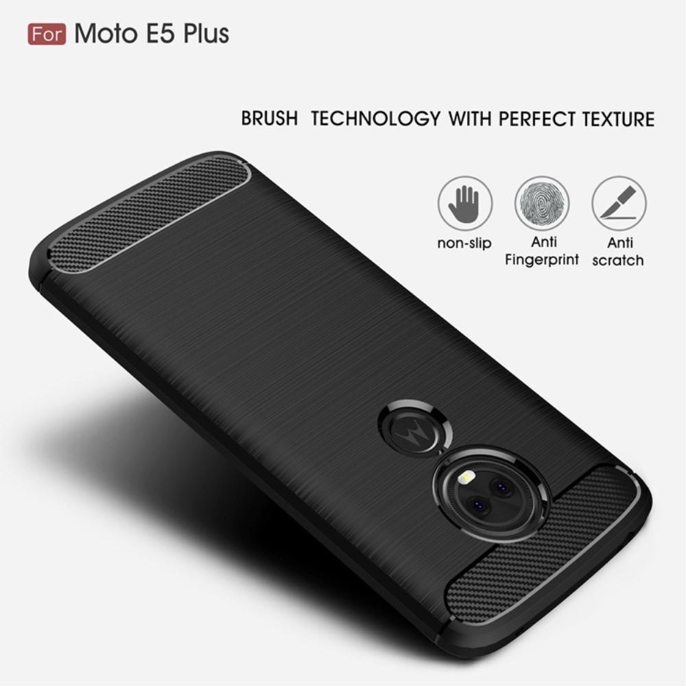 Brushed TPU Case for Moto E5 Plus black