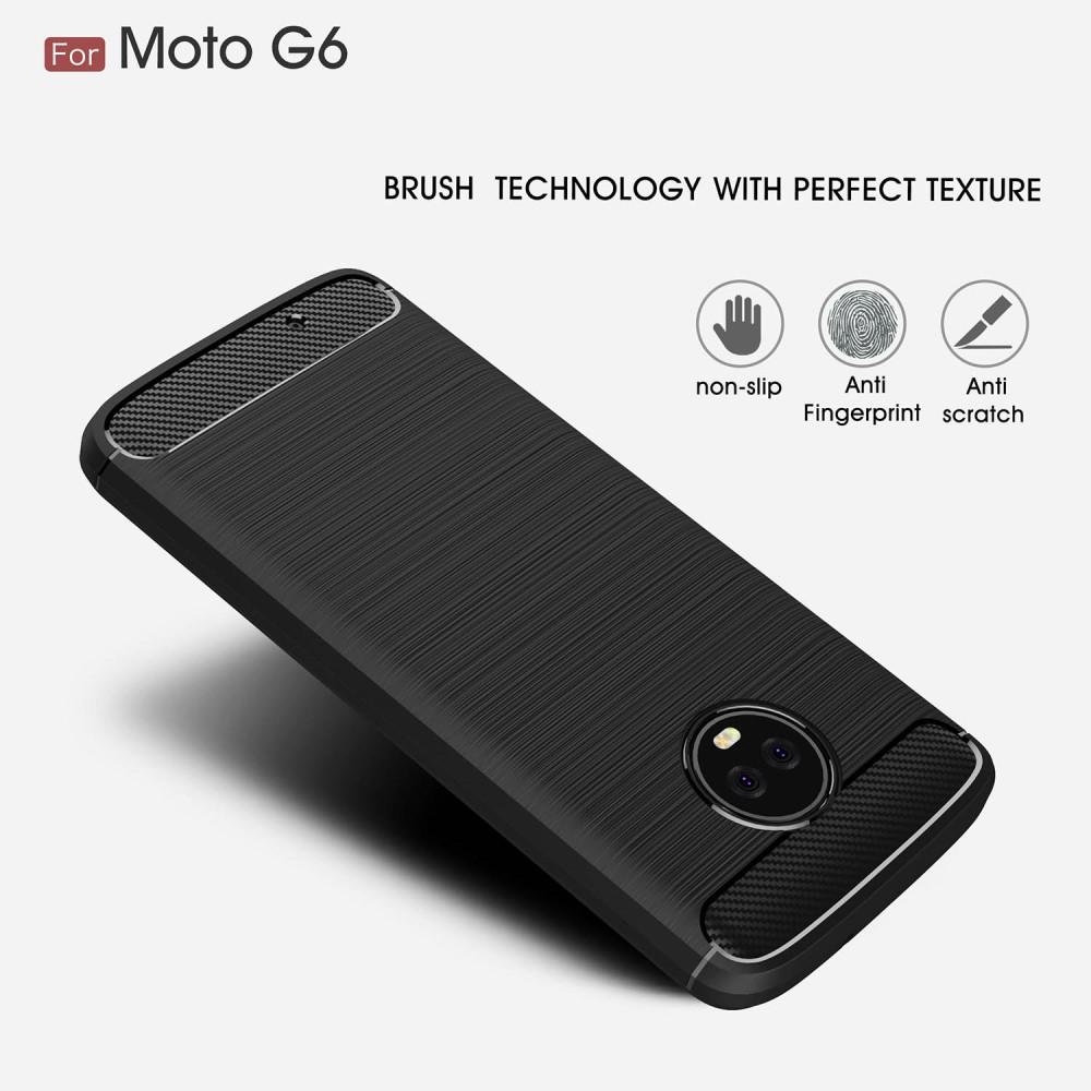 Brushed TPU Case for Moto G6 black
