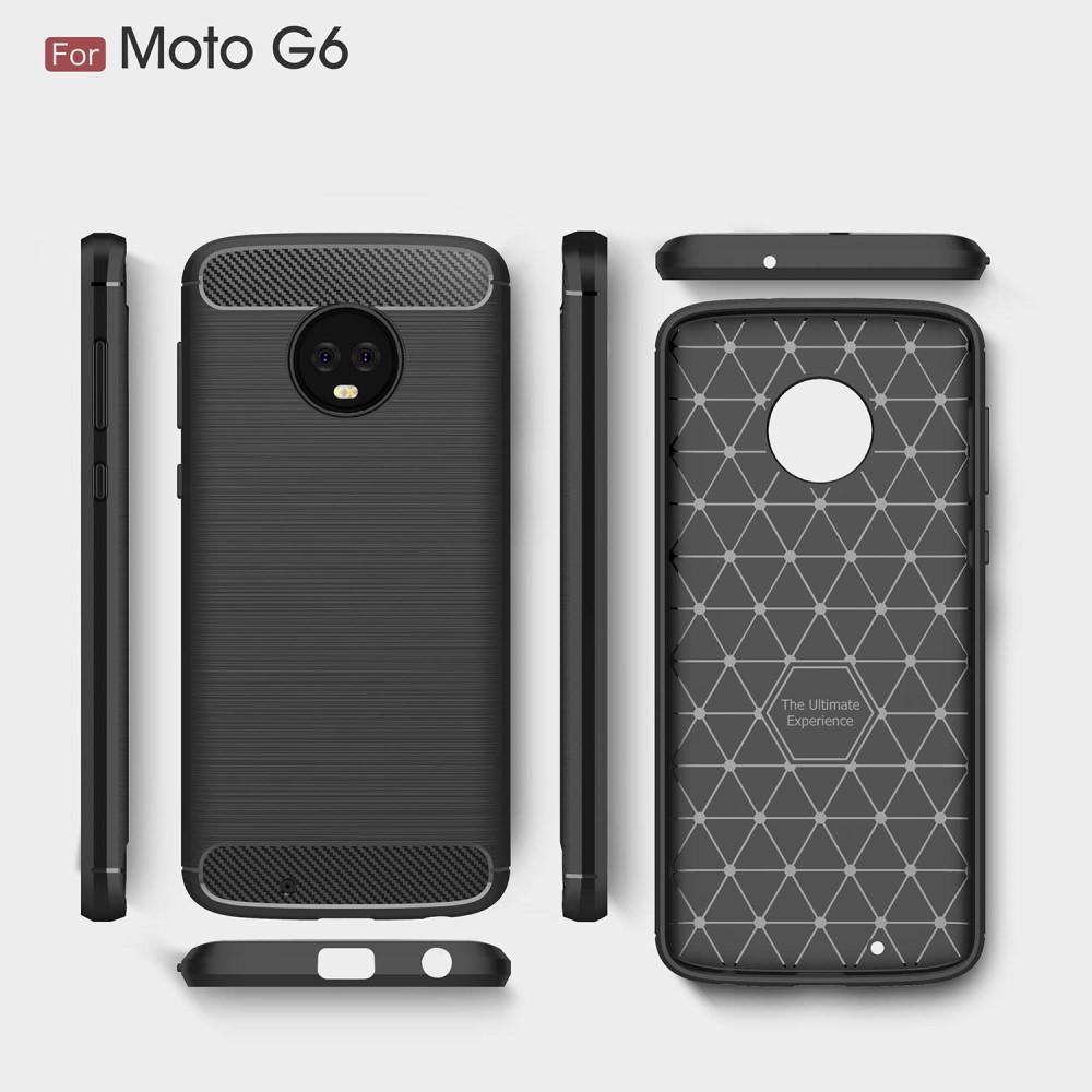 Brushed TPU Case for Moto G6 black