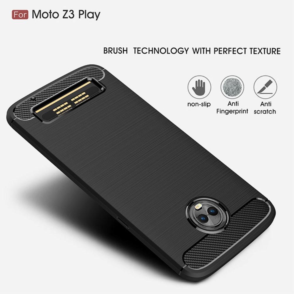 Brushed TPU Case for Moto Z3 Play black