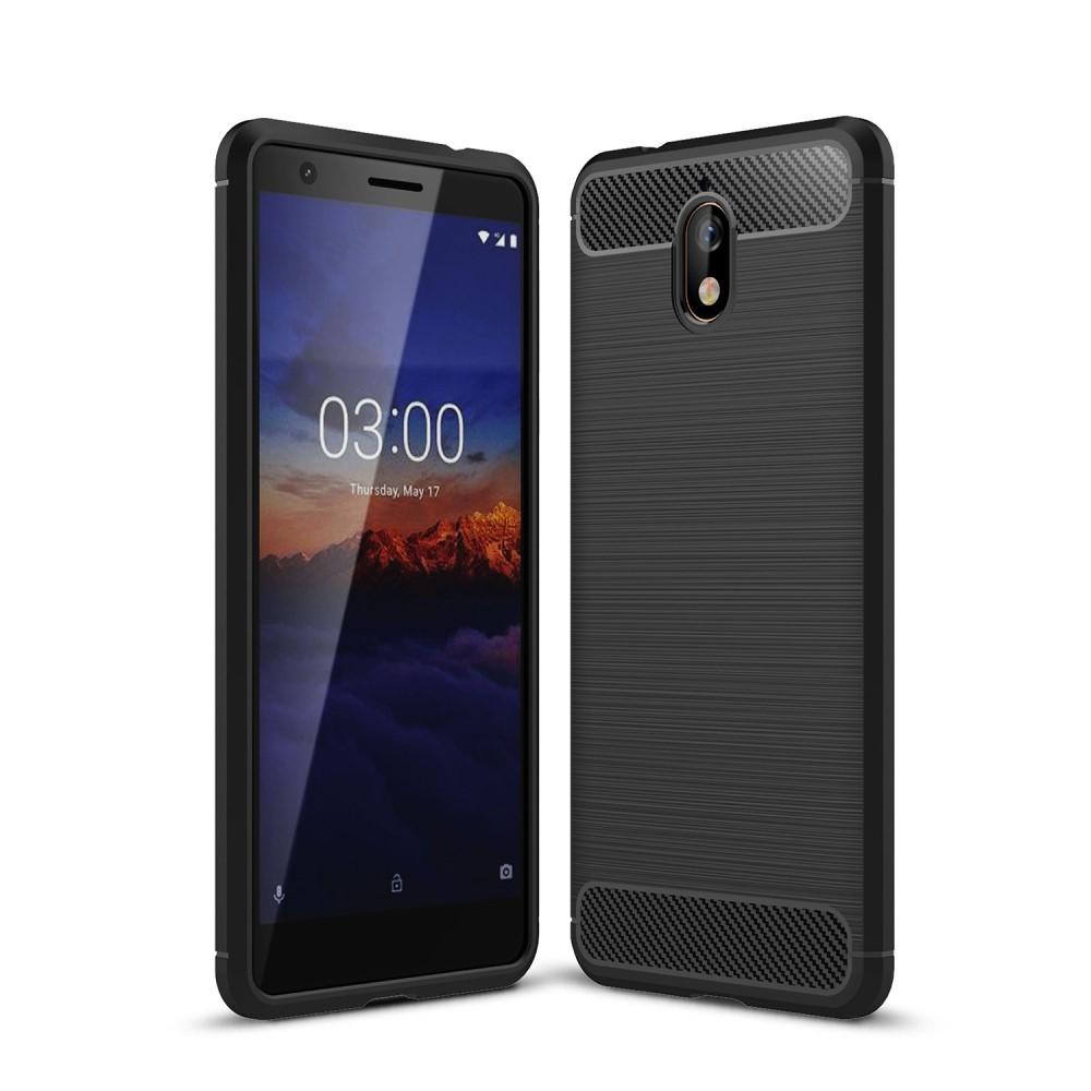 Brushed TPU Case for Nokia 3.1 black