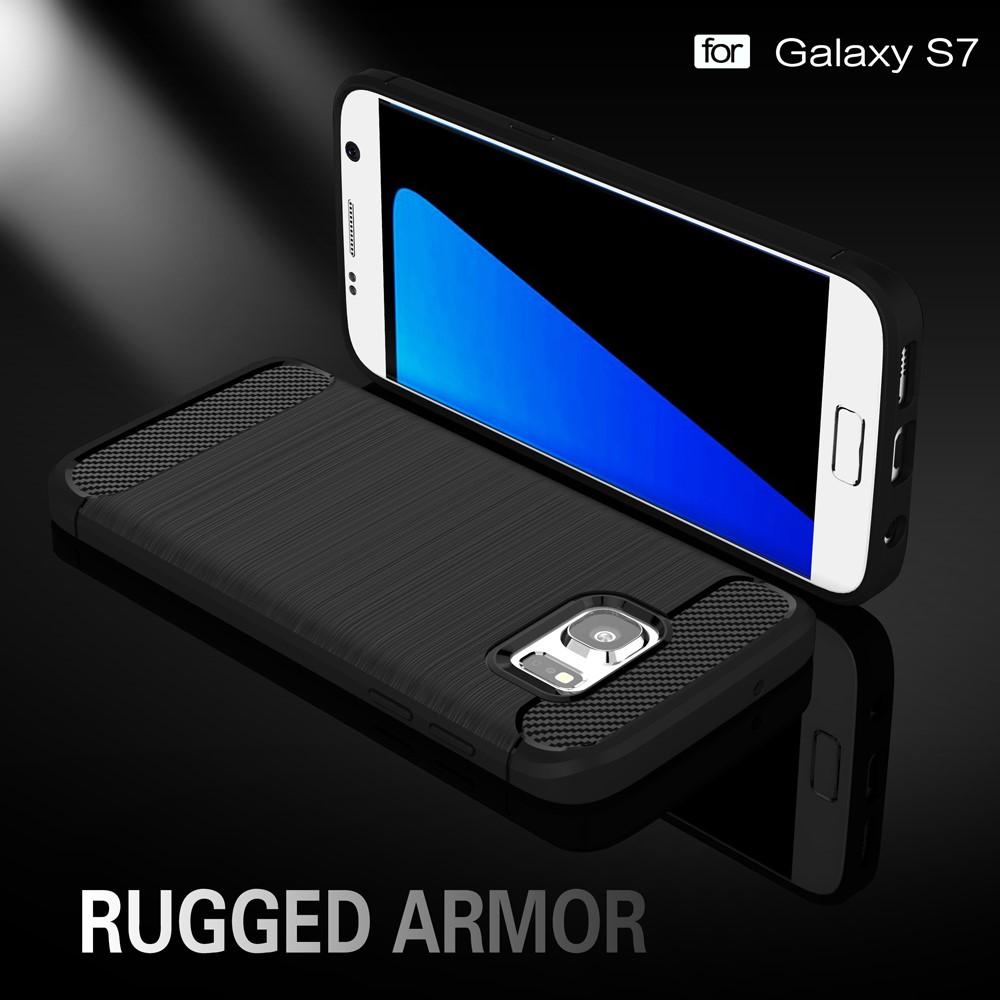 Brushed TPU Case for Samsung Galaxy S7 black