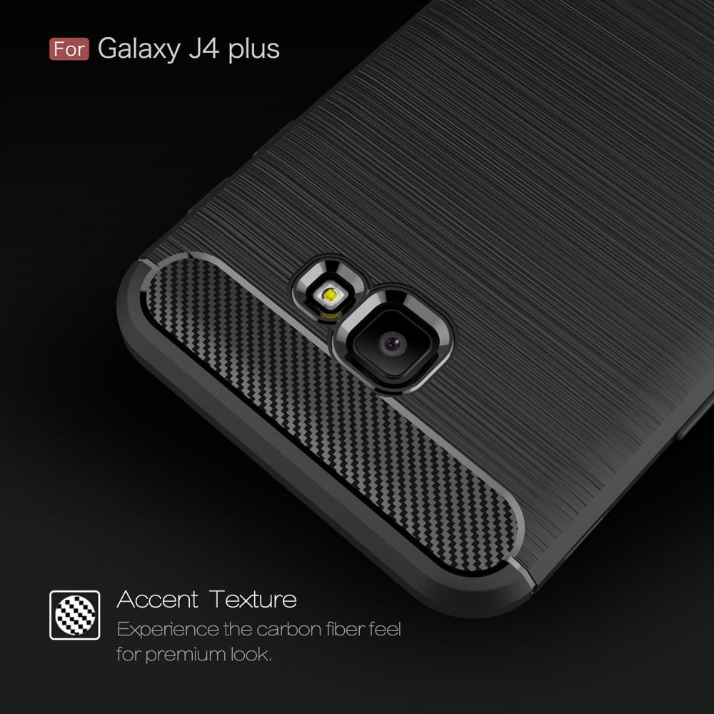 Brushed TPU Case Samsung Galaxy J4 Plus 2018 black