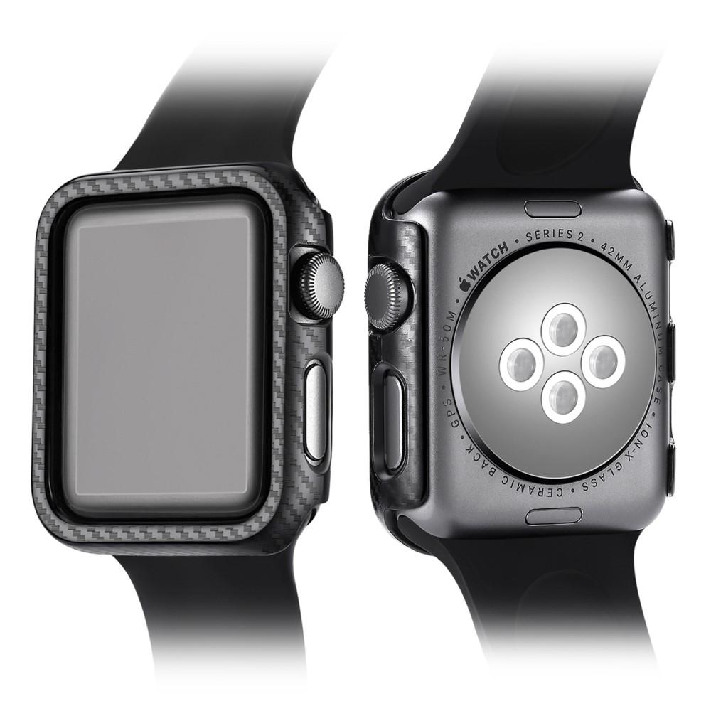 Carbon Case Apple Watch 44mm svart