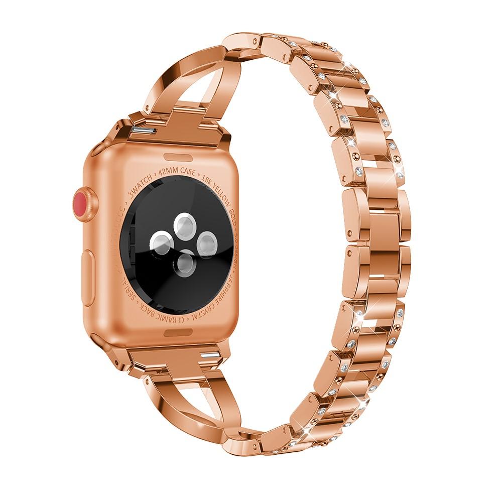 Crystal Bracelet Apple Watch 42mm Rose Gold