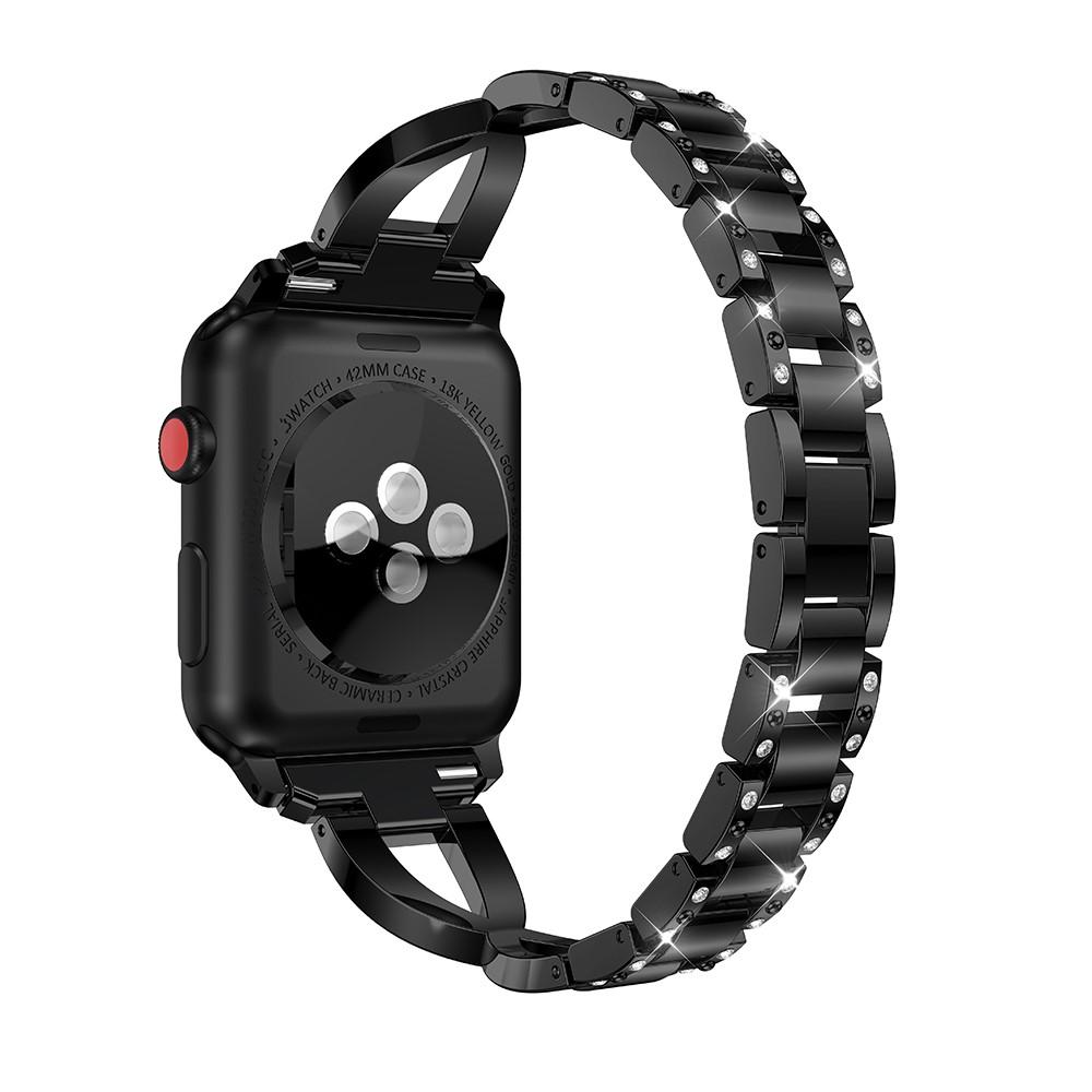 Crystal Bracelet Apple Watch Series 8 45mm Svart