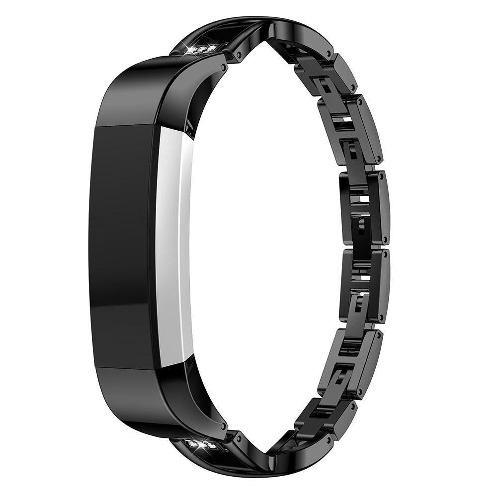 Crystal Bracelet Fitbit Alta/Alta HR Black